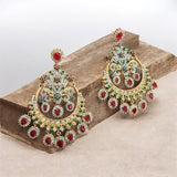 Chandelier Ruby Earrings