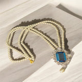 Double Pearl Strand Set