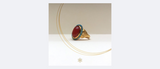 Aqeeq Feroza Ring
