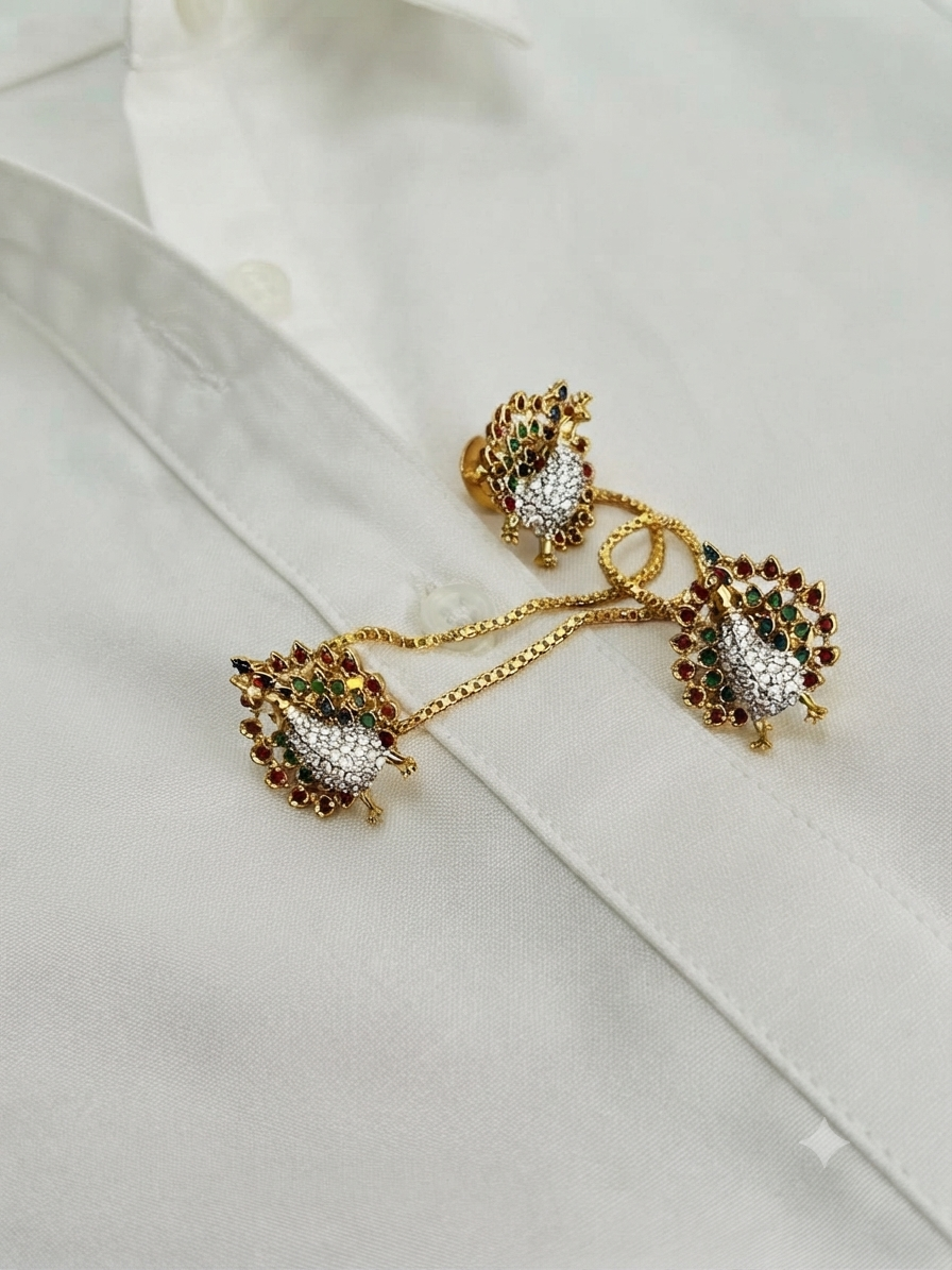 Peacock Buttons