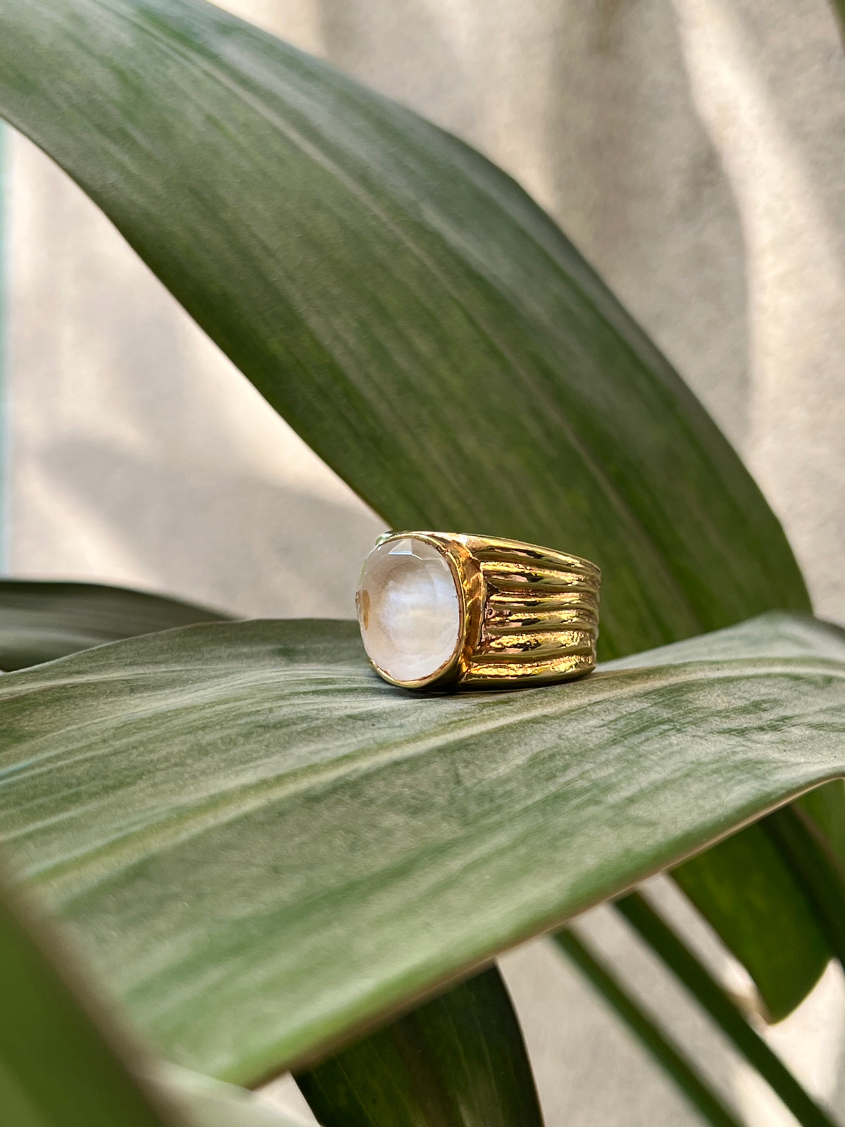 Gold Moon ring