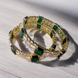 Emerald Bangles