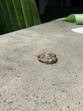 Zirconium Ring With a Twist