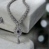 Zirconium Mala with Earrings