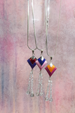 Kite Pendant Necklace with earrings