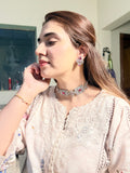 Zirconium Choker with earrings