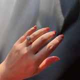 Weave knot ring