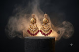 Ruby Aura Earrings